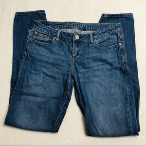 Aeropostale Skinny Jeans Medium Wash Size 8 Long